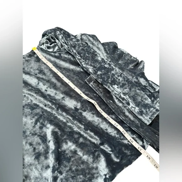 Urban Outfitters Kimchi Blue Crushed Mock- Neck‎ Mini Velvet Dress- Large - Picture 6 of 9